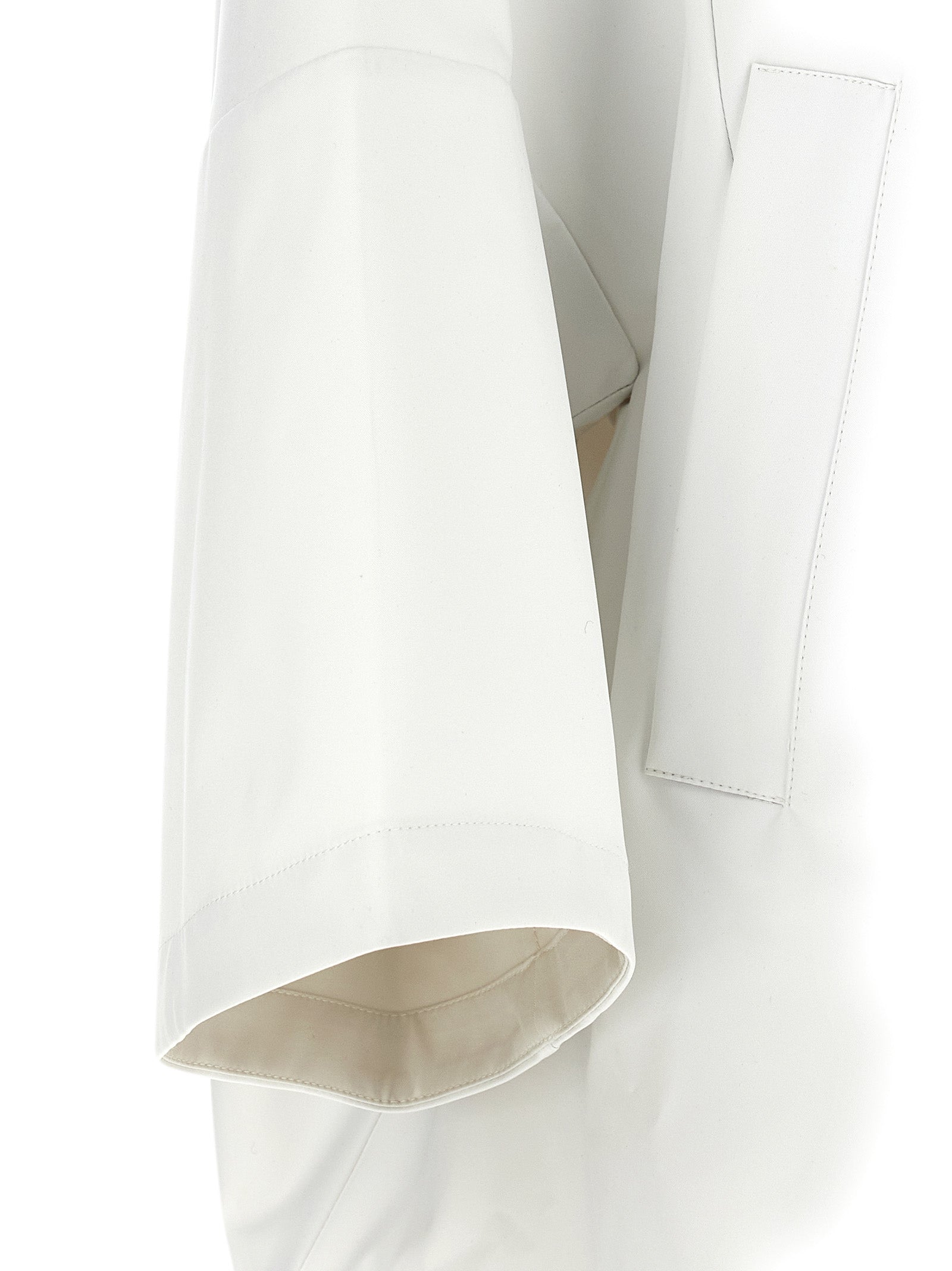 Beige Polyester Shell Jacket
