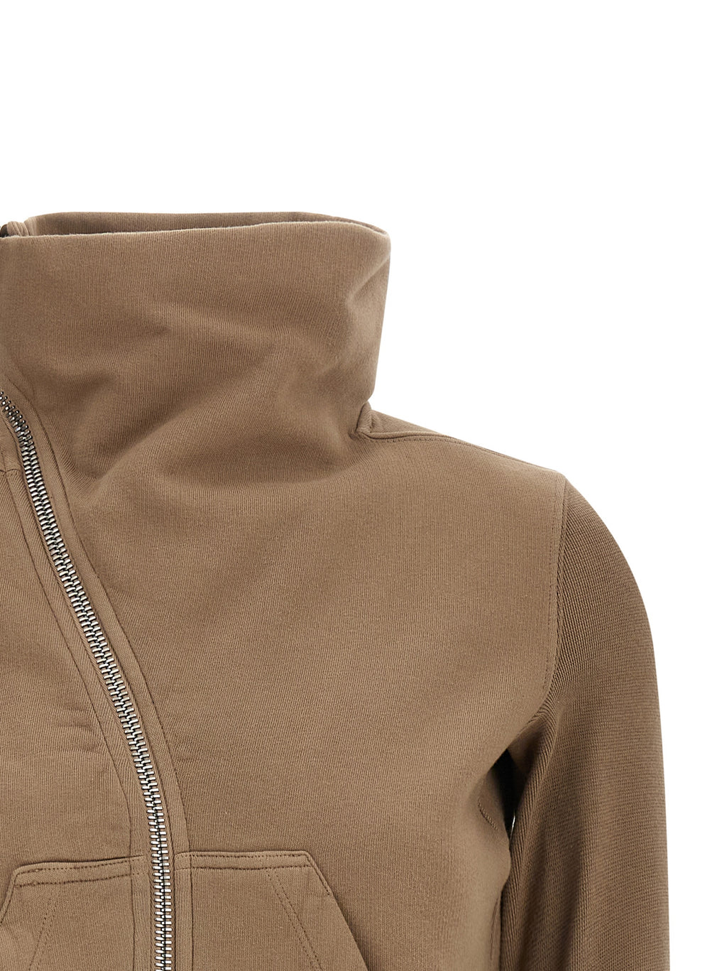 Beige Cotton Sweatshirt