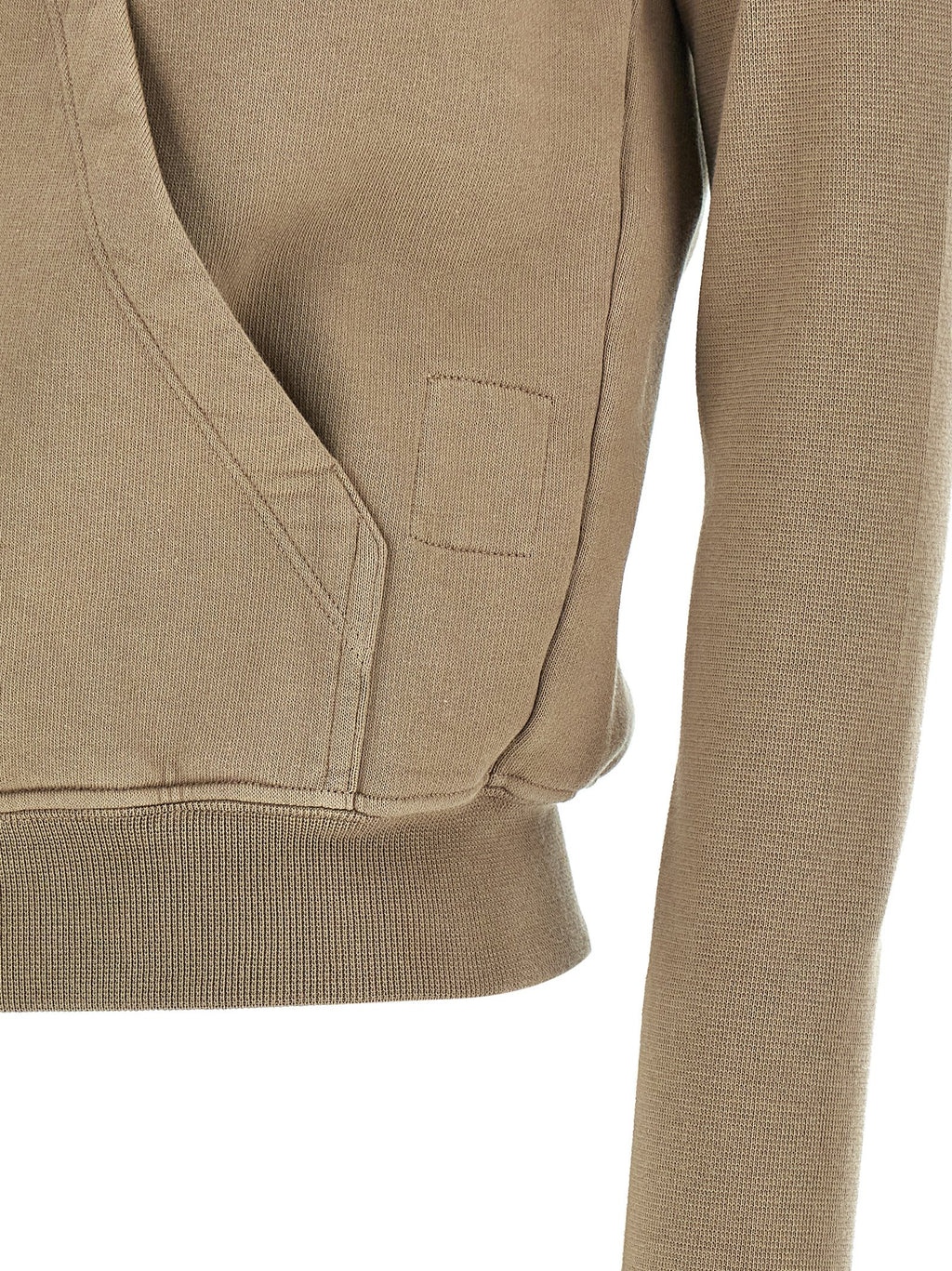 Beige Cotton Sweatshirt