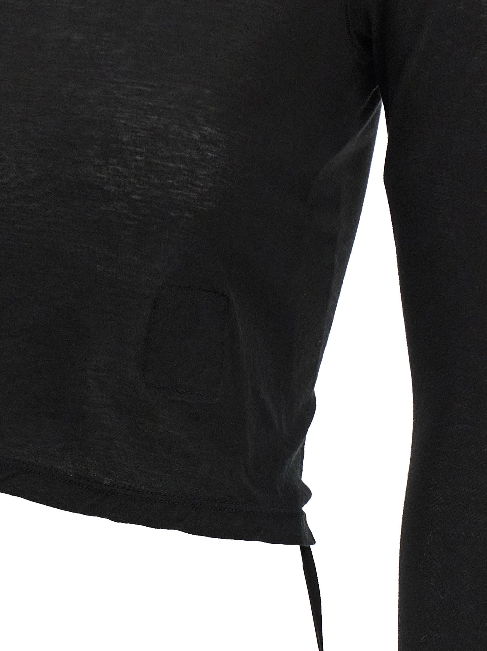 Black Cotton T-Shirt