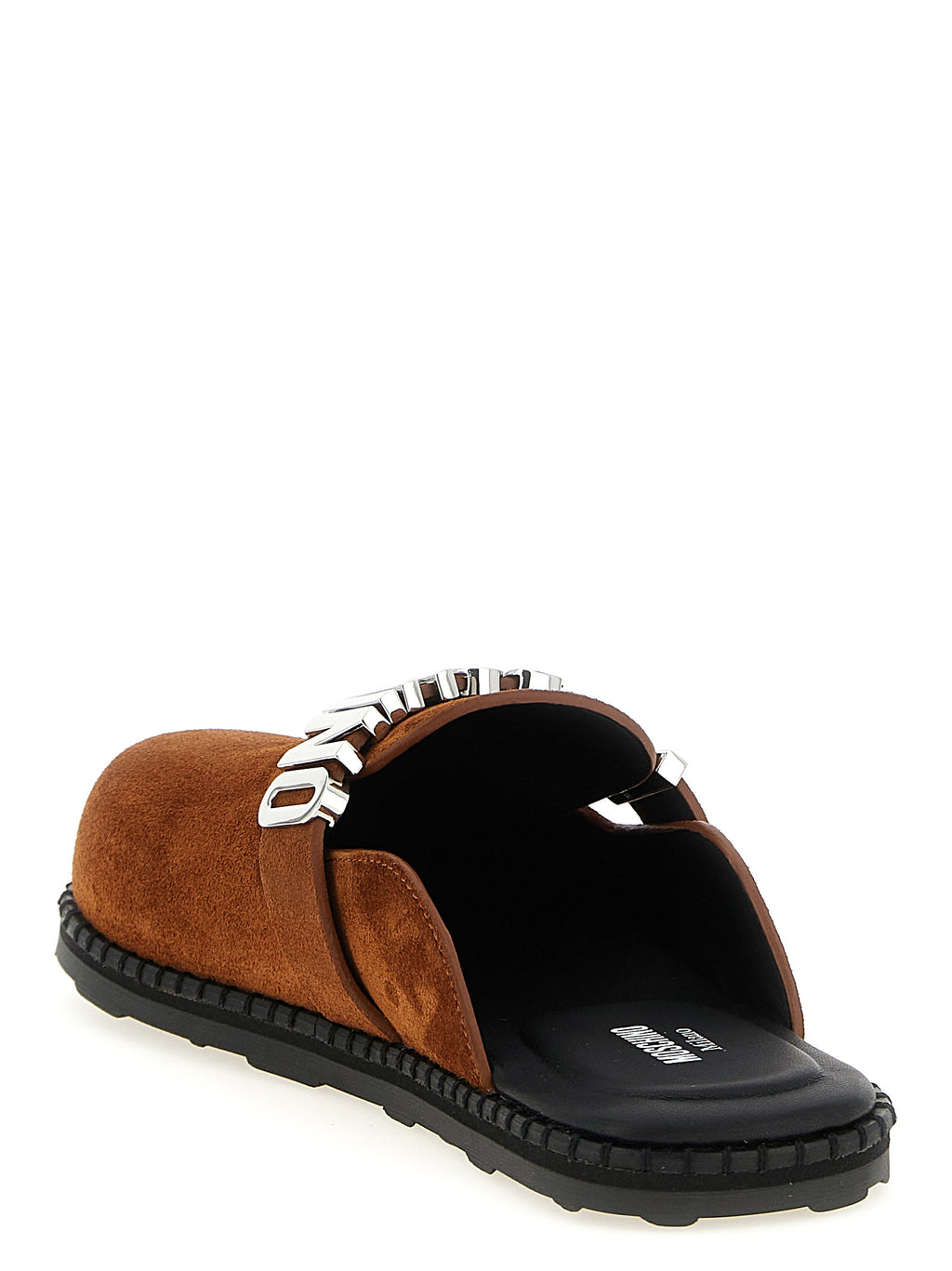 Brown Calfskin Clogs