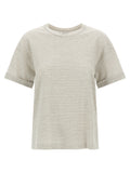 Beige Linen T-Shirt