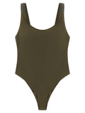 Bicolor Polyamide One-Piece Swimsuit