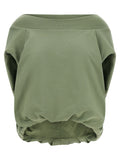 Beige Cotton Sweatshirt