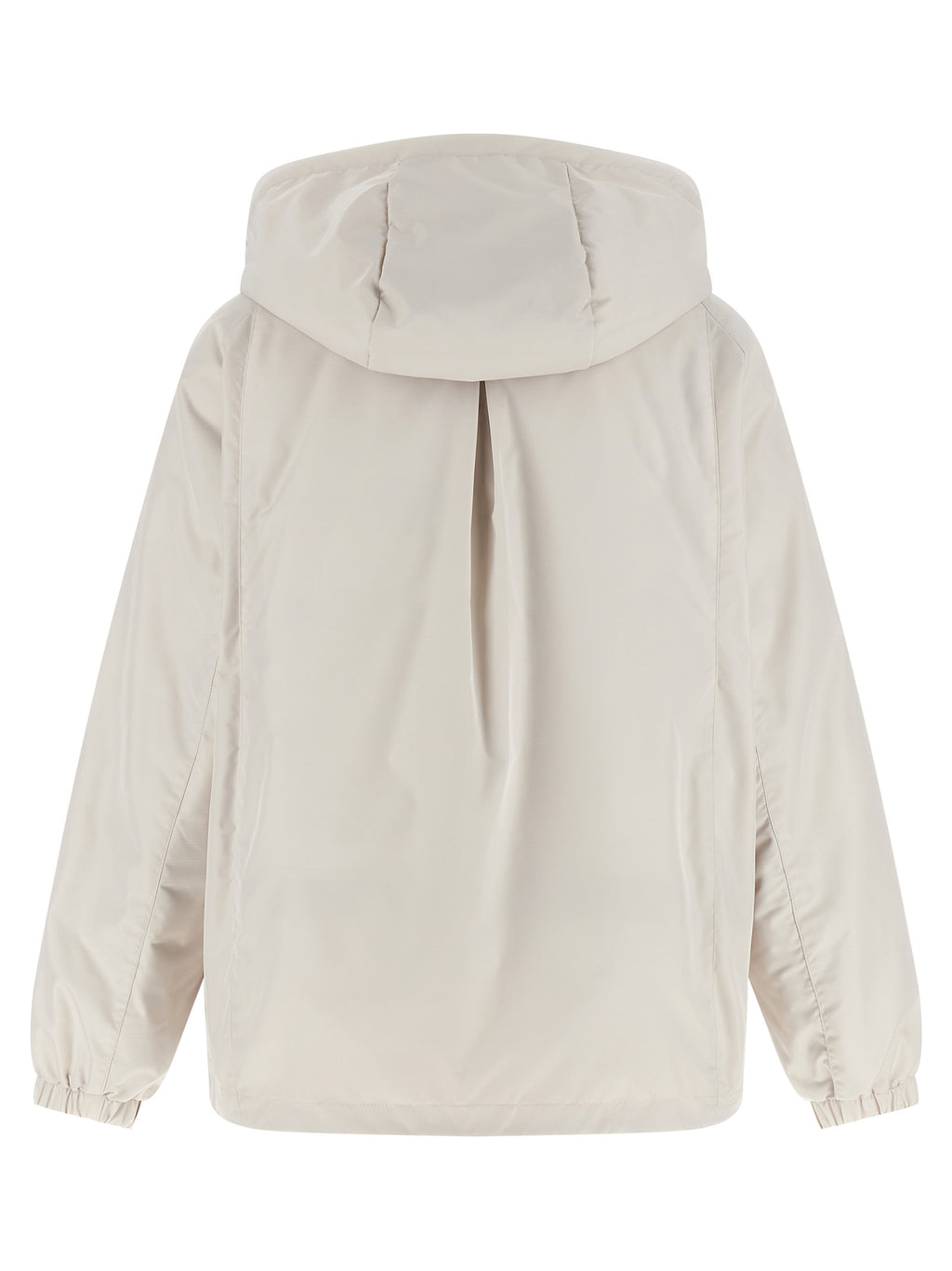 Beige Polyester Shell Jacket