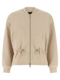 Beige Cotton Sweatshirt