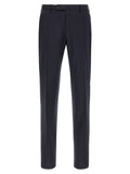 Blue Virgin Wool Dress Pants