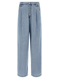 Blue Cotton Jeans Denim