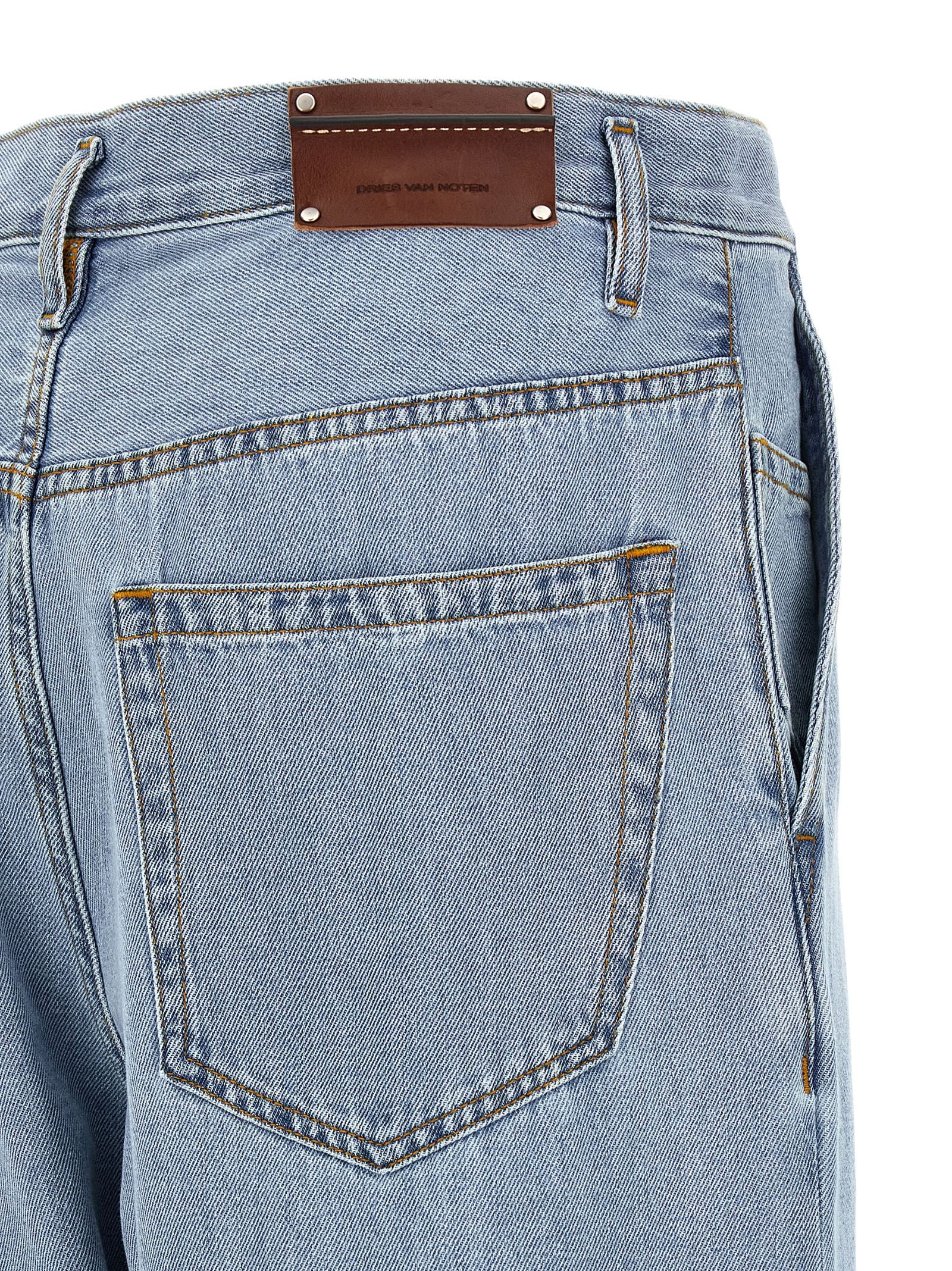 Blue Cotton Jeans Denim