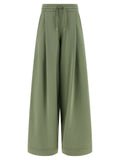 Bicolor Cotton Casual Pants