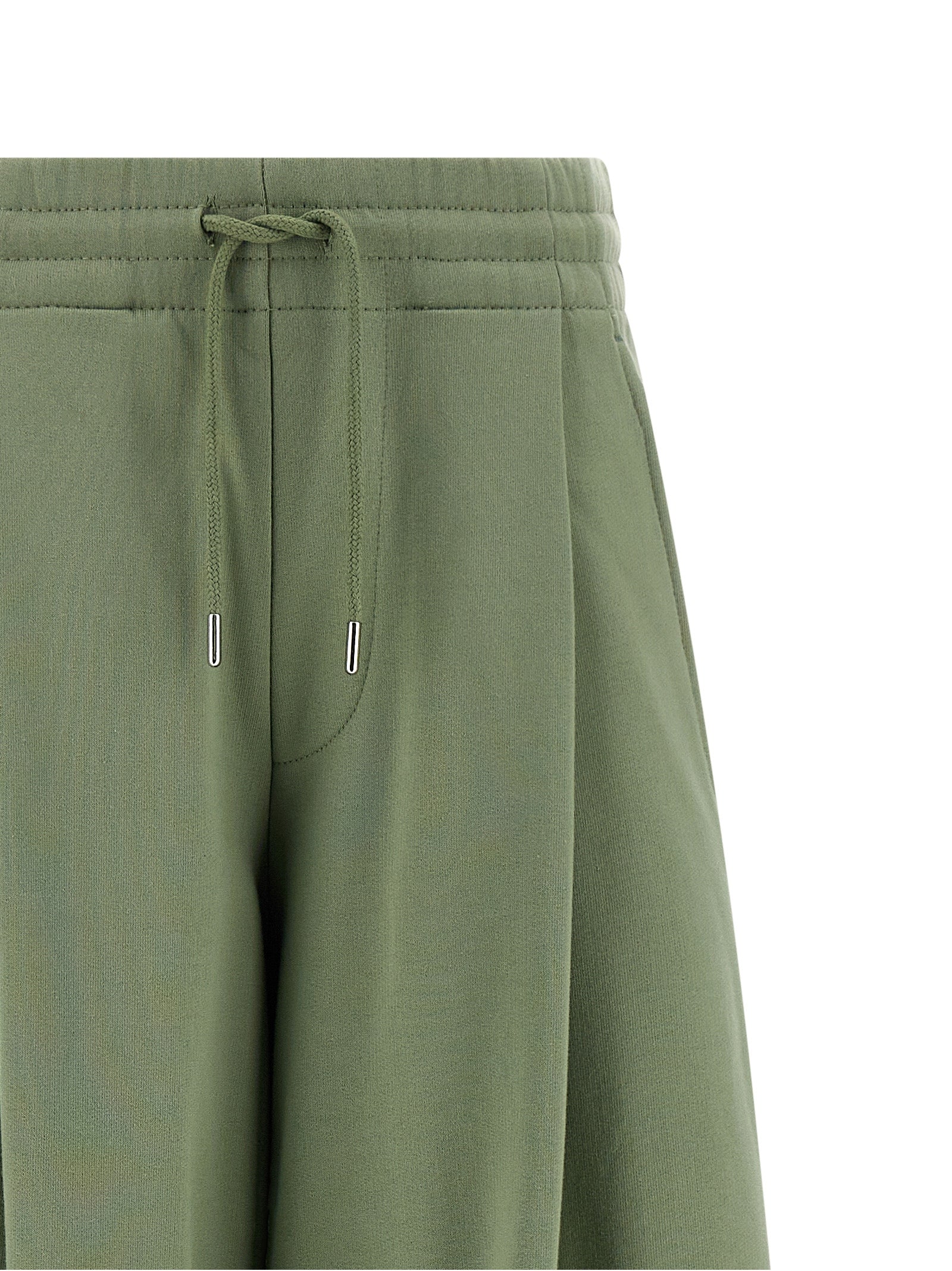 Bicolor Cotton Casual Pants