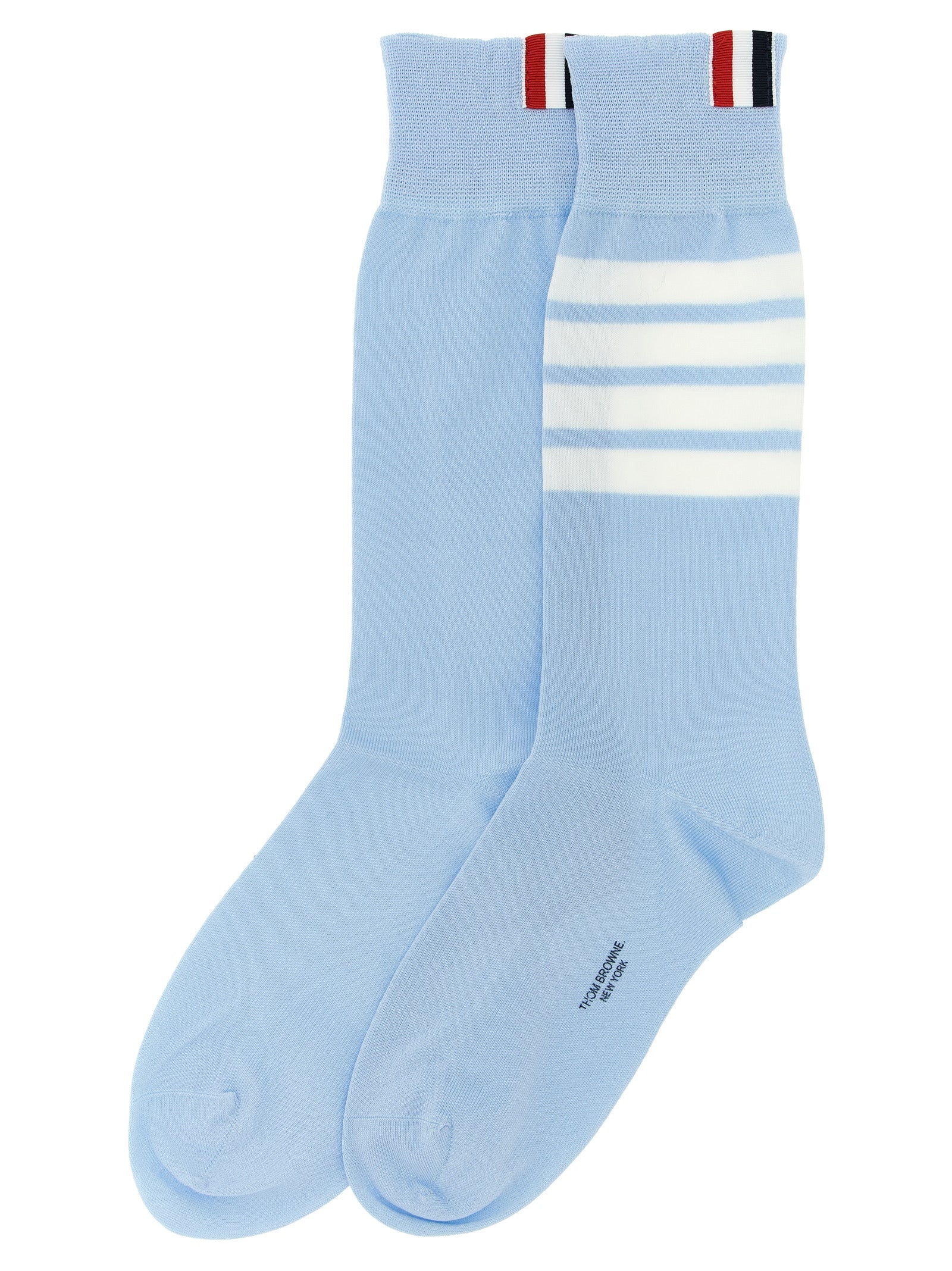Blue Cotton Socks