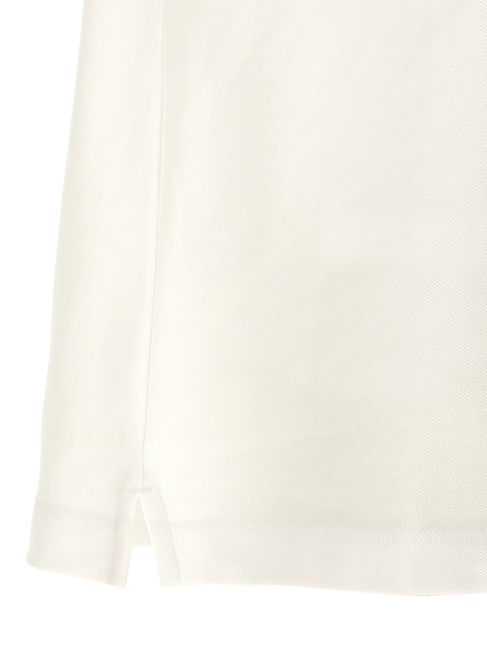 White Cotton Polo Shirt