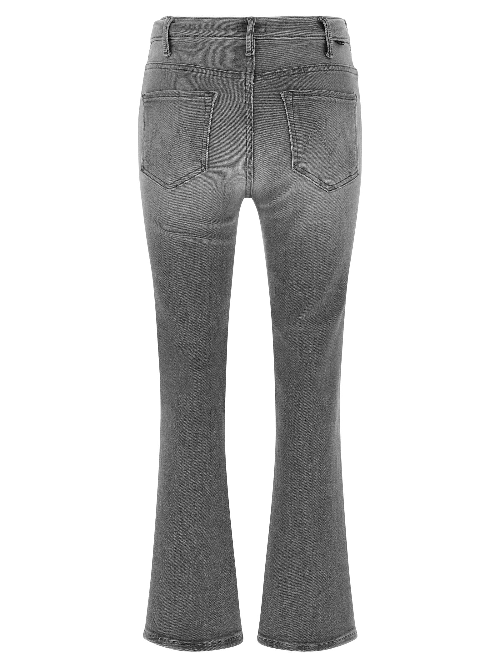 Gray Cotton Skinny Jeans
