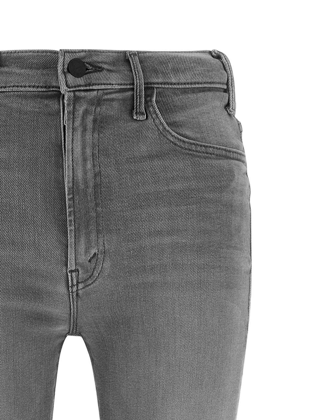 Gray Cotton Skinny Jeans