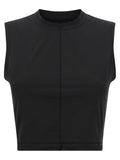 Black Polyester Sport Bra