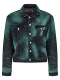 Gray Cotton Denim Jacket