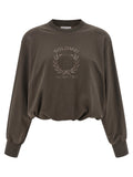 Brown Cotton Sweatshirt