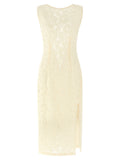 White Cotton Midi Dress