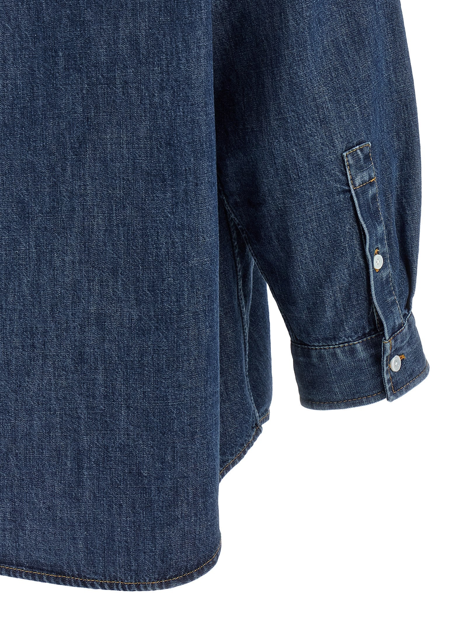 Blue Cotton Blouse