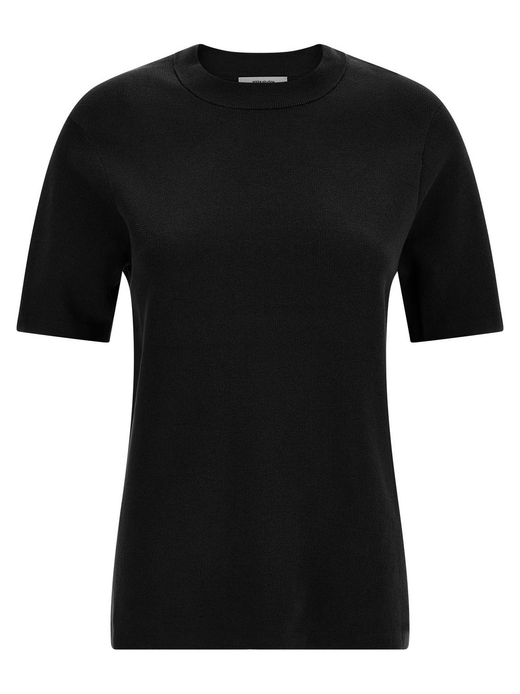 Black Cotton T-Shirt