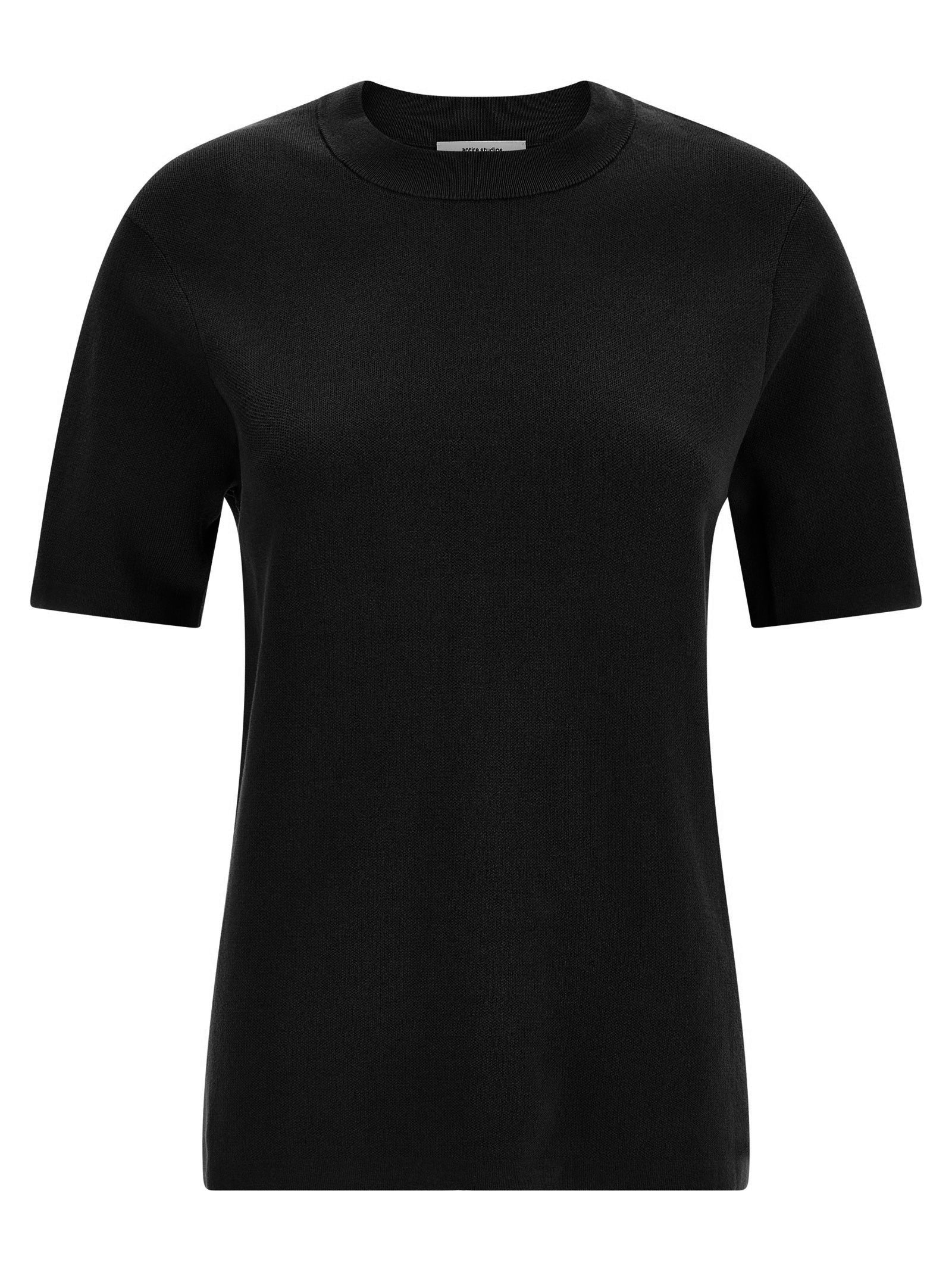Black Cotton T-Shirt