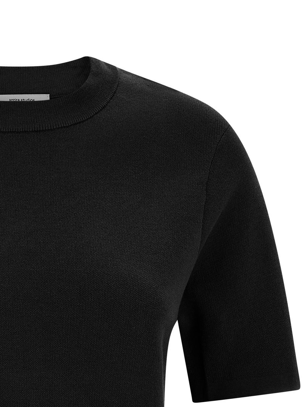 Black Cotton T-Shirt