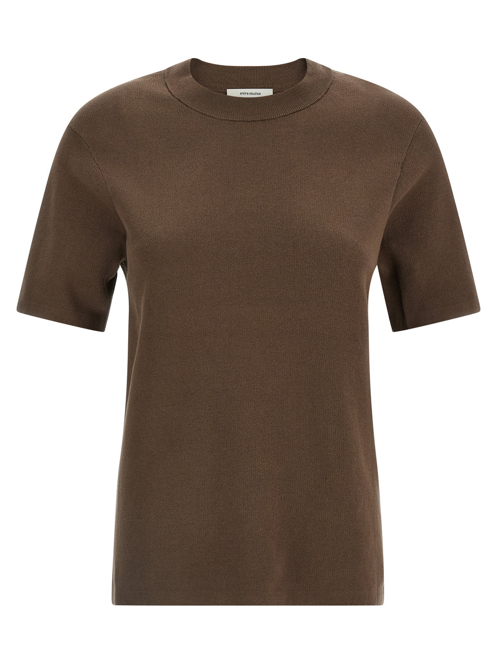 Brown Cotton T-Shirt