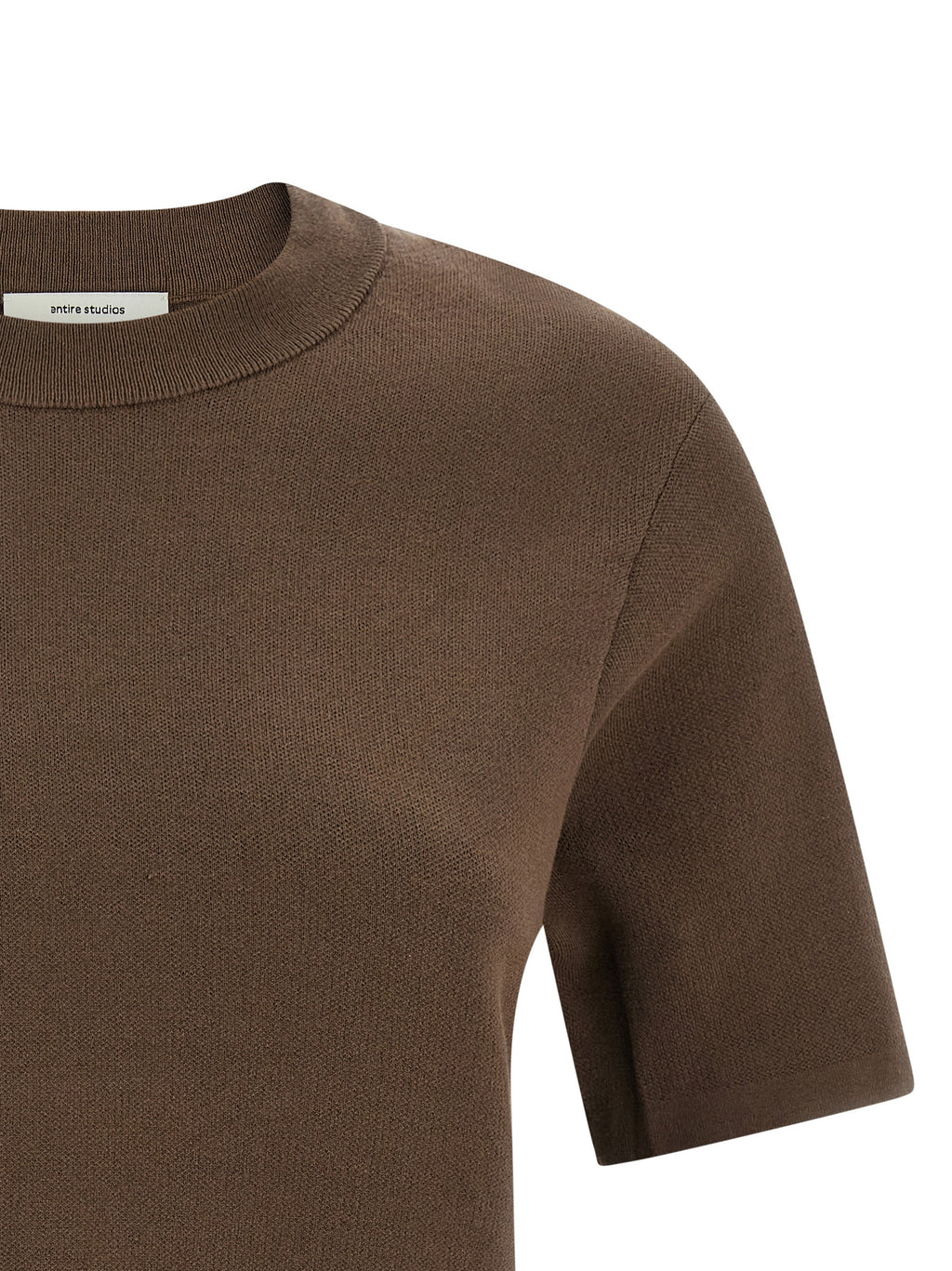 Brown Cotton T-Shirt