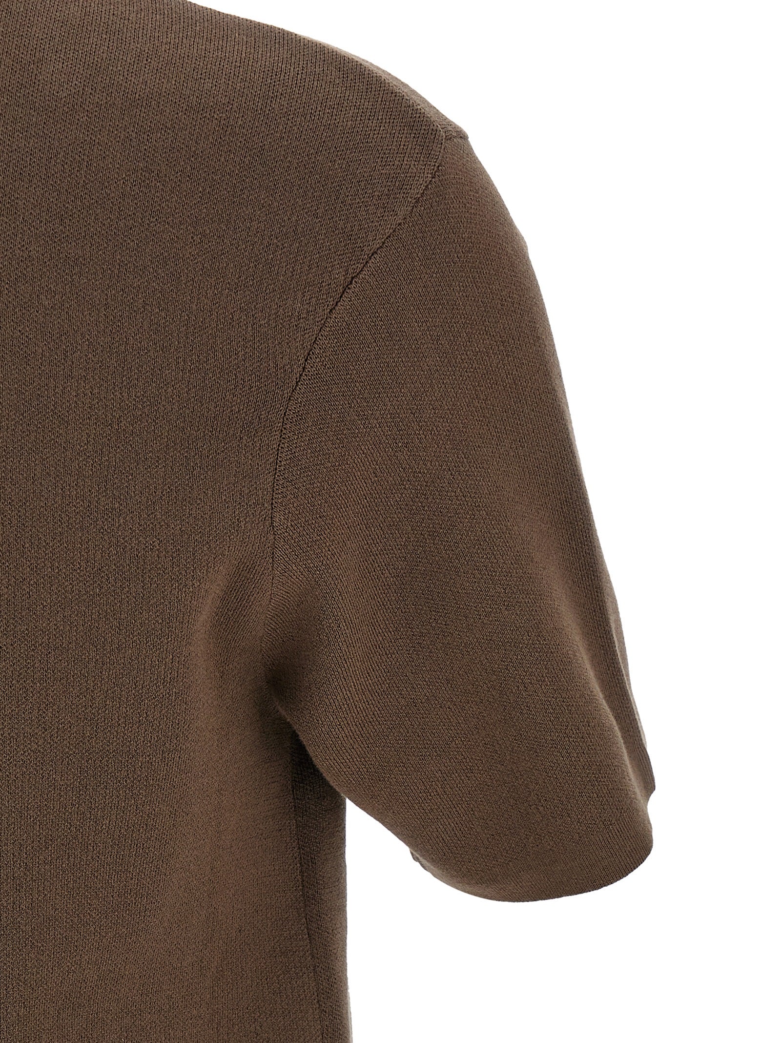 Brown Cotton T-Shirt