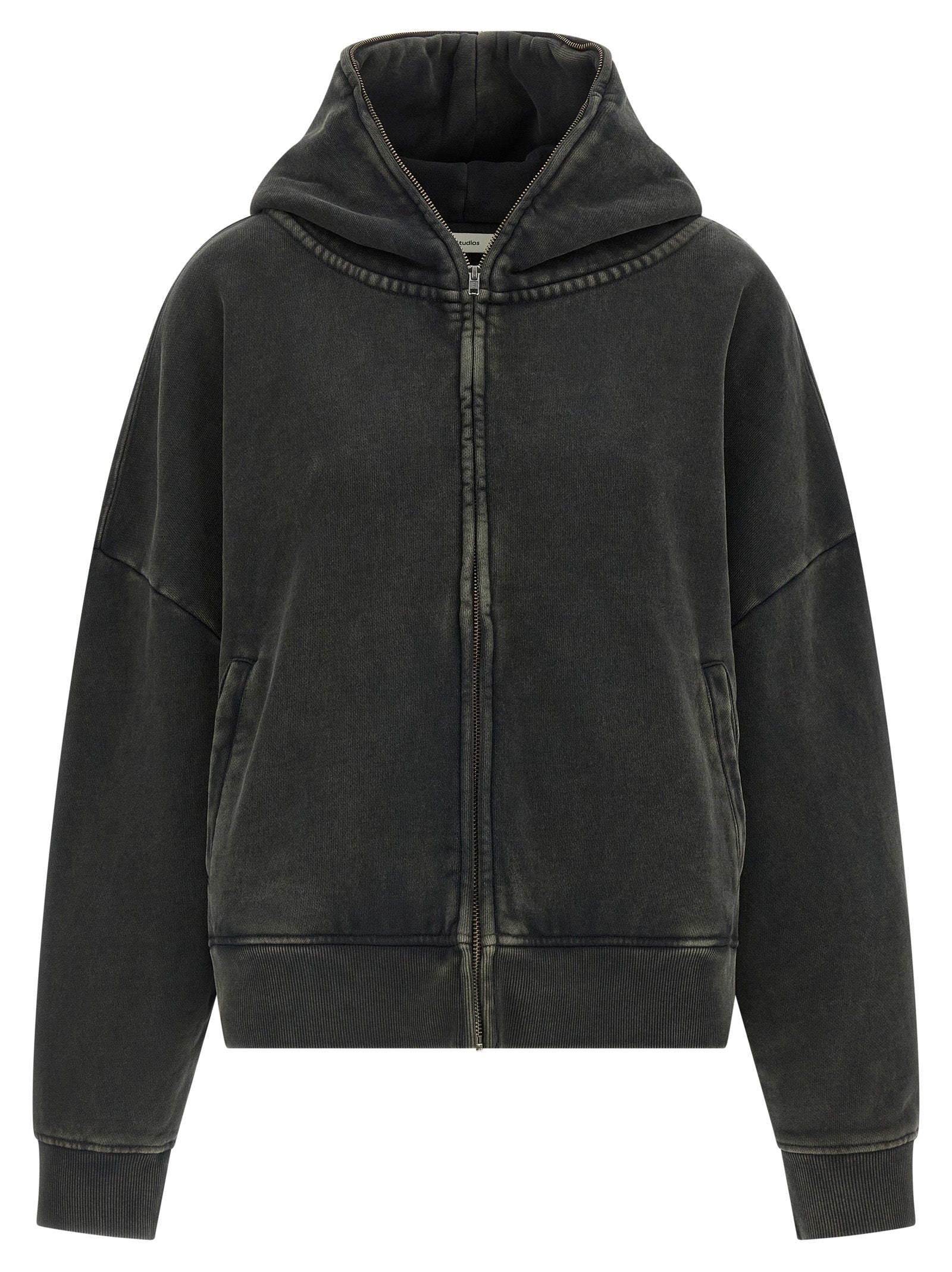Gray Cotton Hoodie