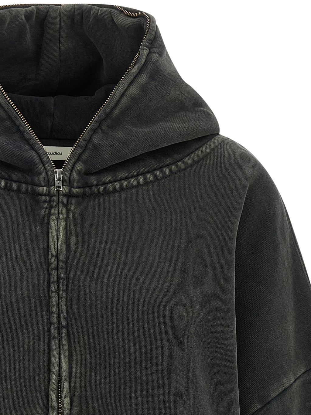 Gray Cotton Hoodie