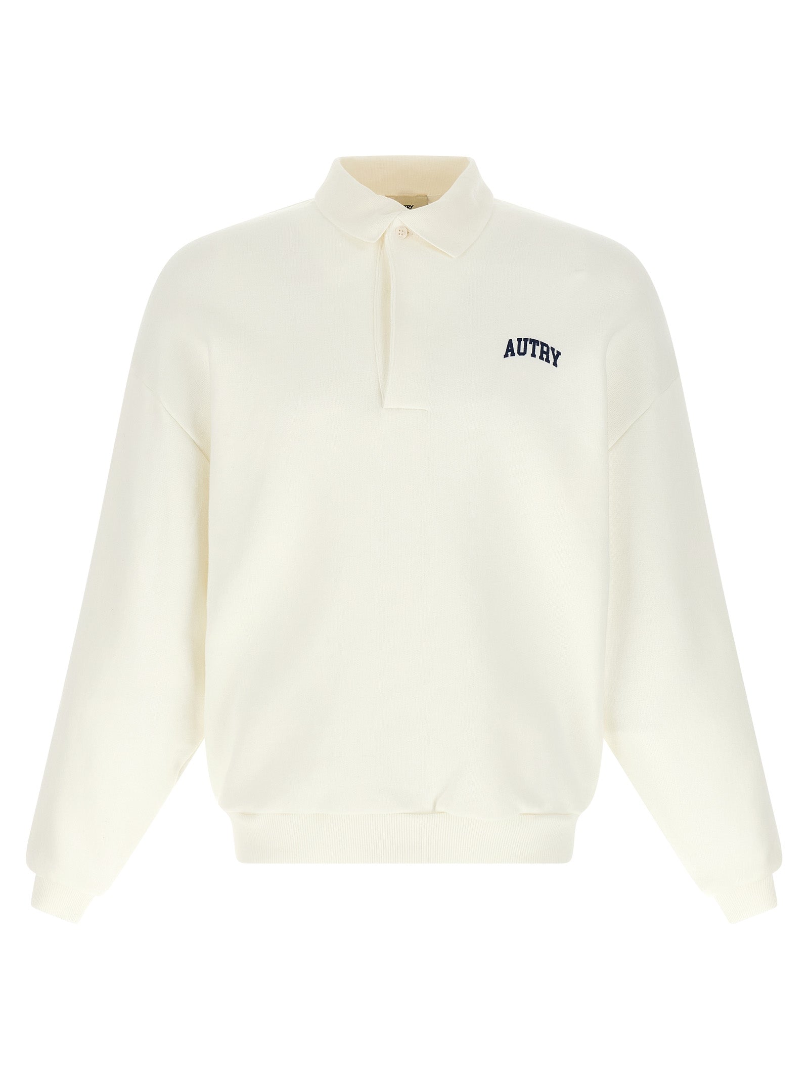 White Cotton Sweatshirt