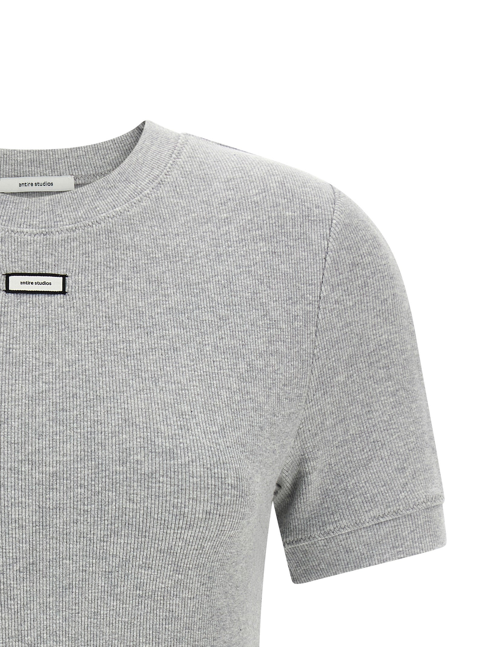 Gray Cotton T-Shirt