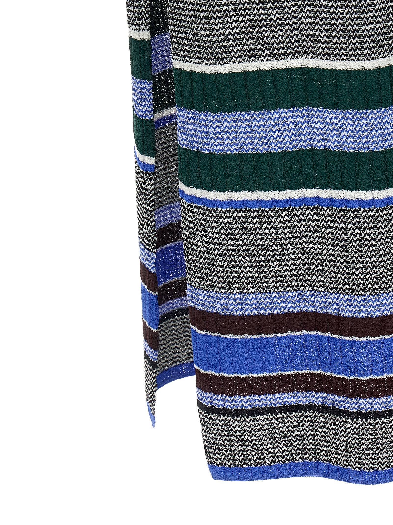 Multicolor Viscose Long Dress