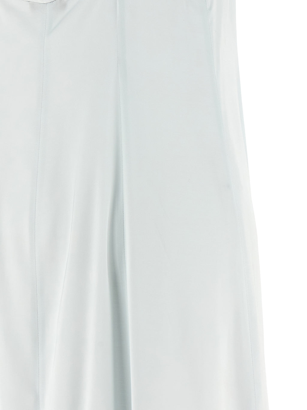 Blue Viscose Long Dress