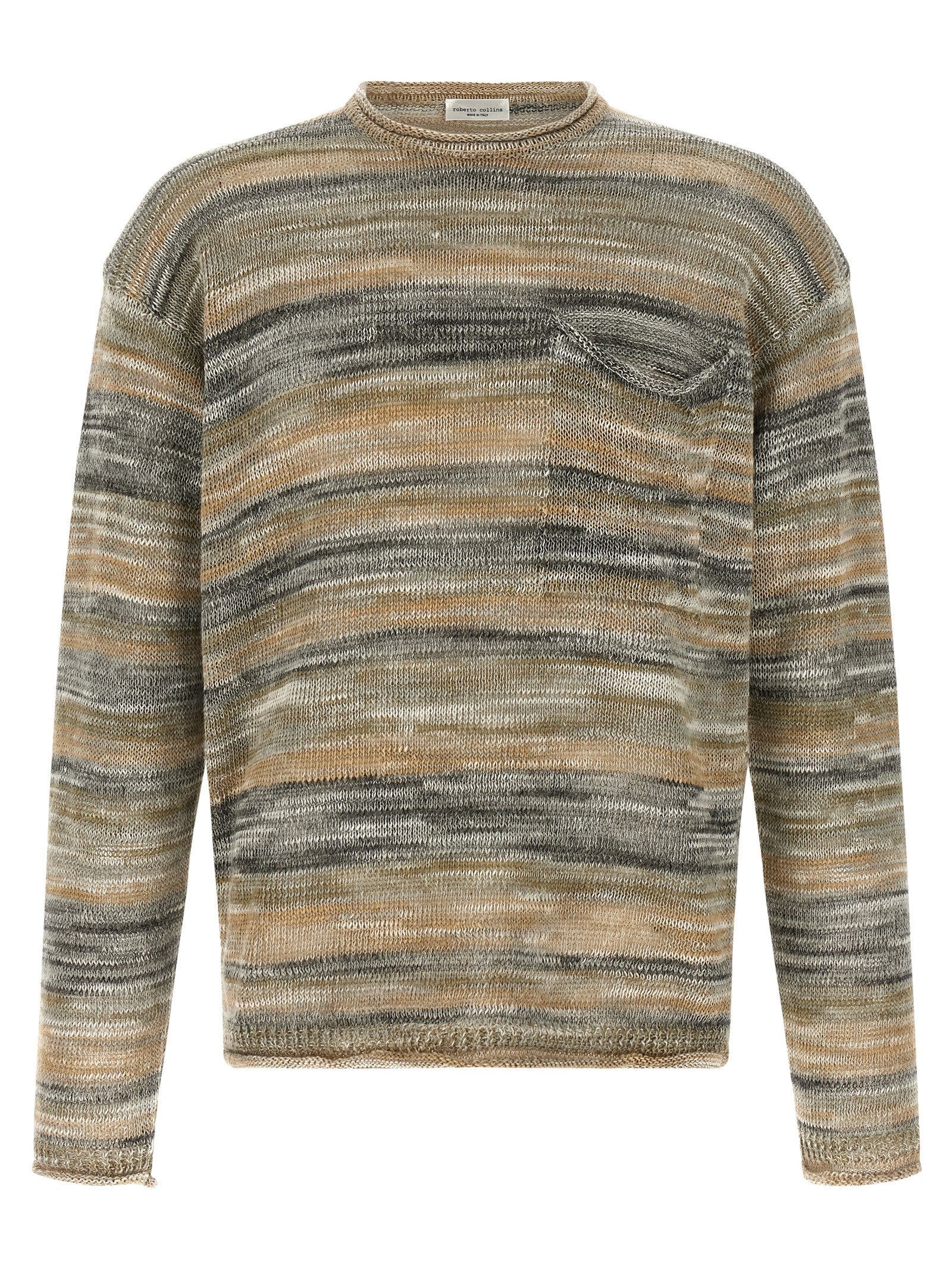 Gray Linen Cardigan