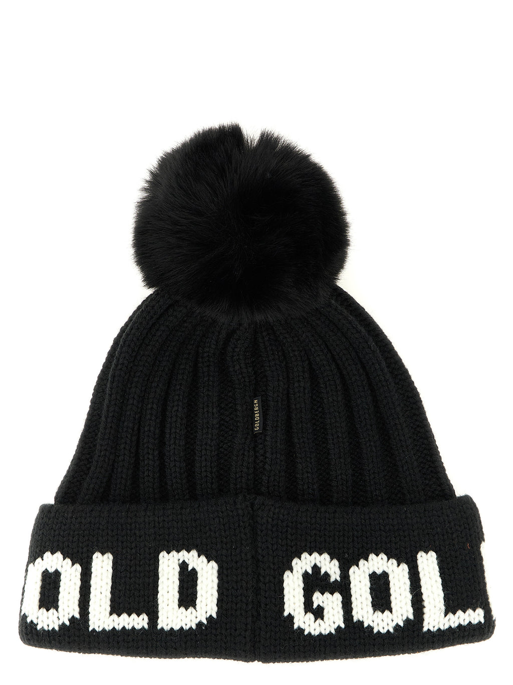 Black Marabou Beanie