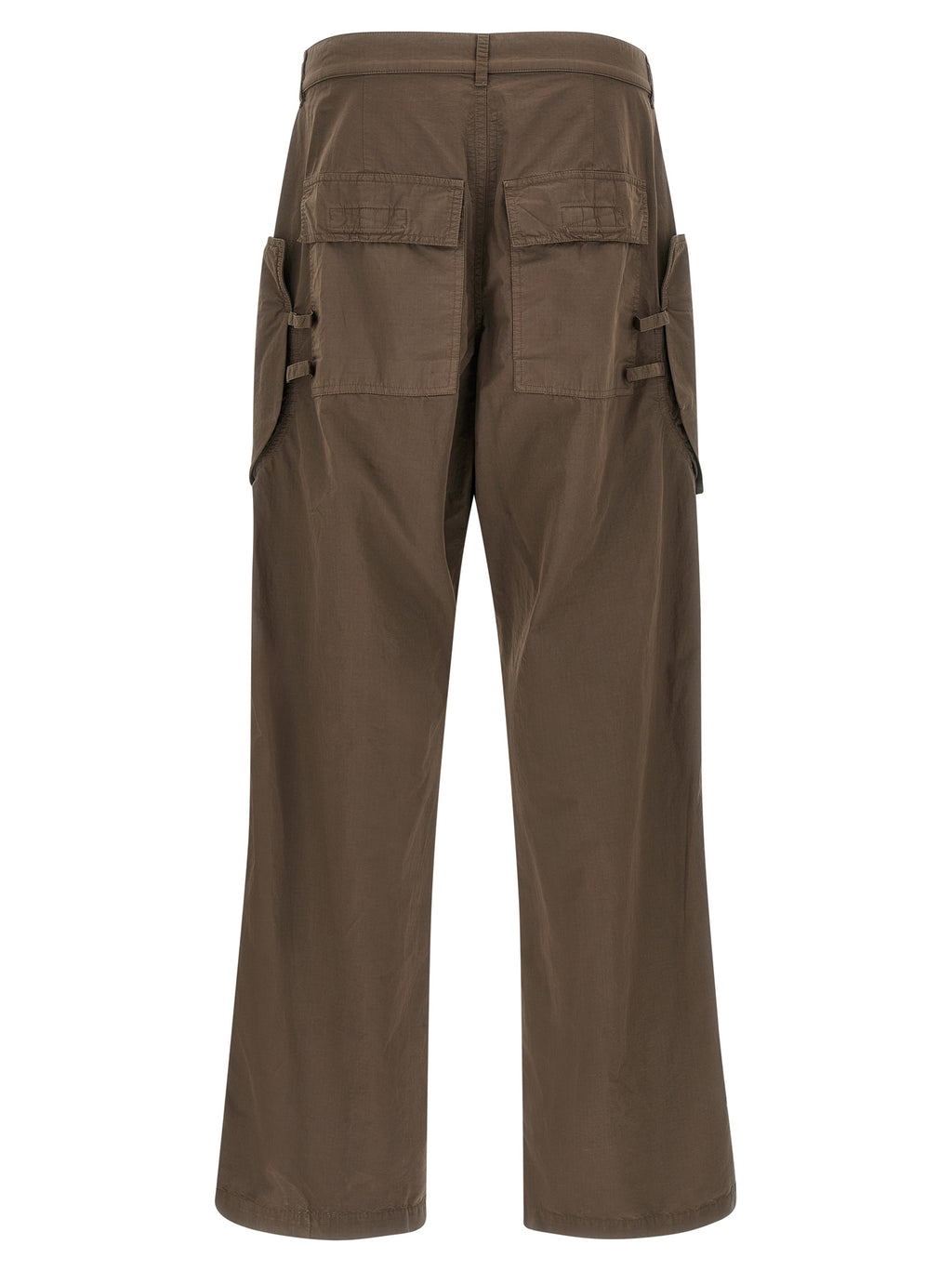 Brown Cotton Cargo Pants