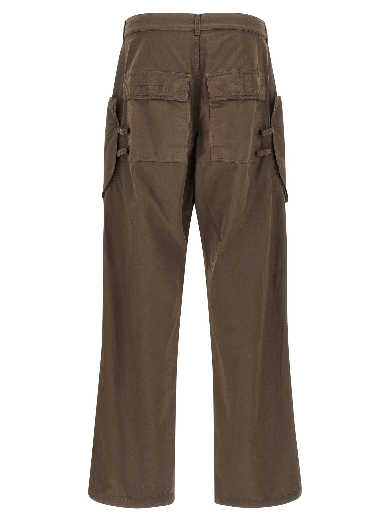 Brown Cotton Cargo Pants