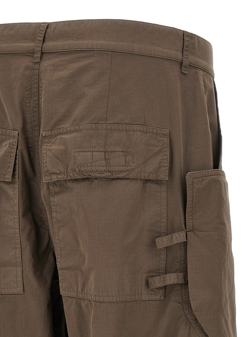 Brown Cotton Cargo Pants