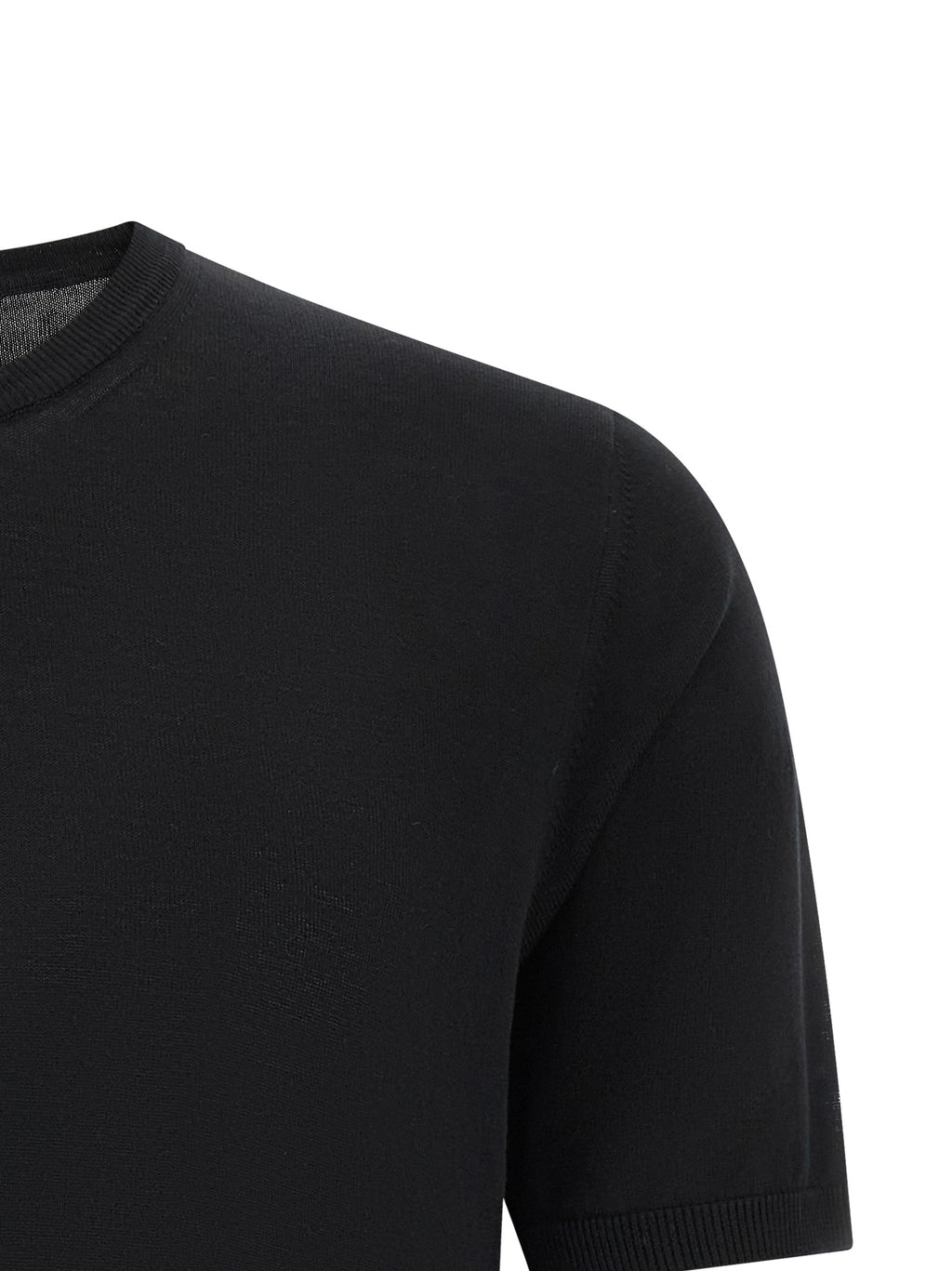 Black Cotton Cardigan
