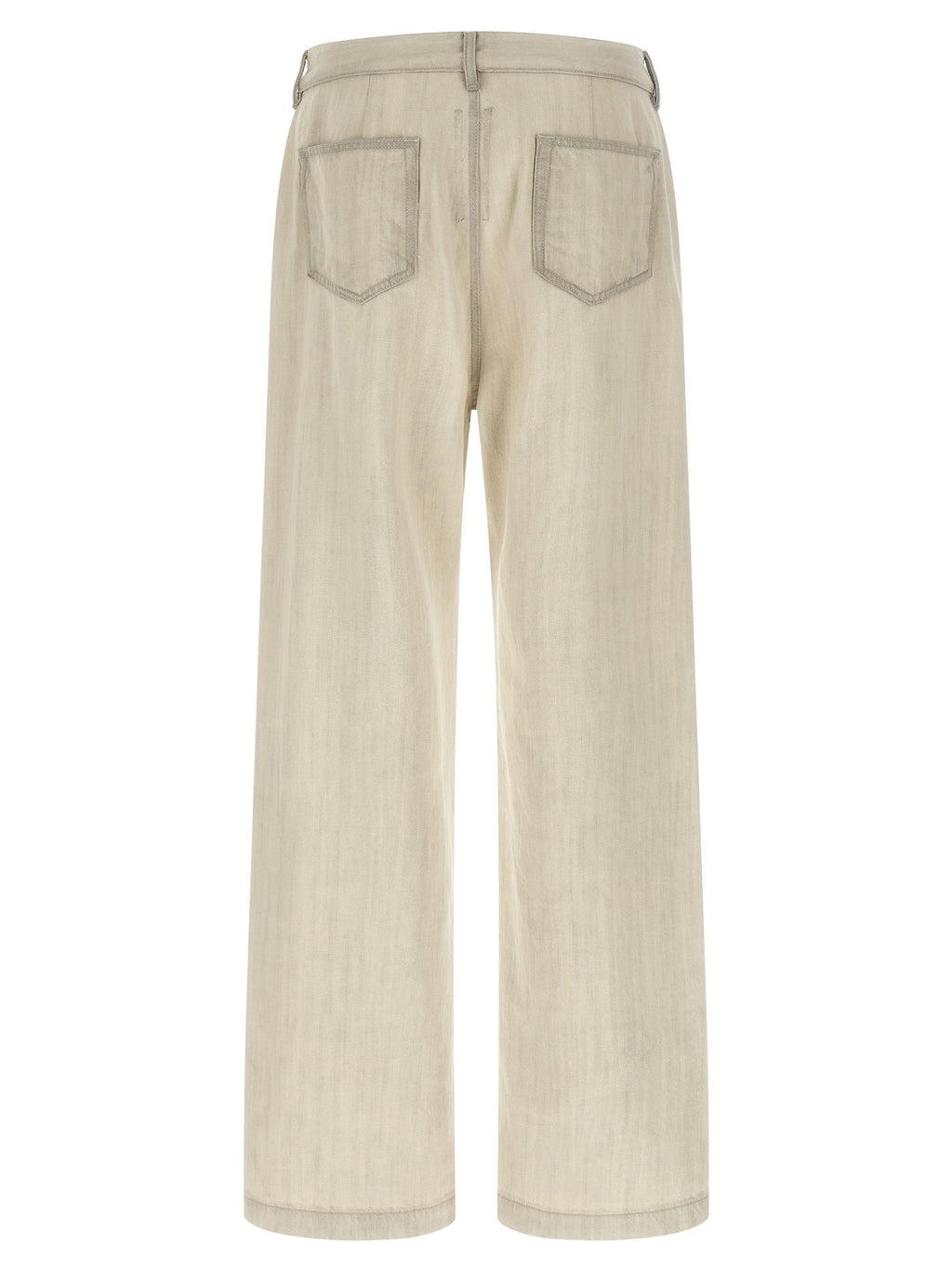 Gray Cotton Jeans Denim