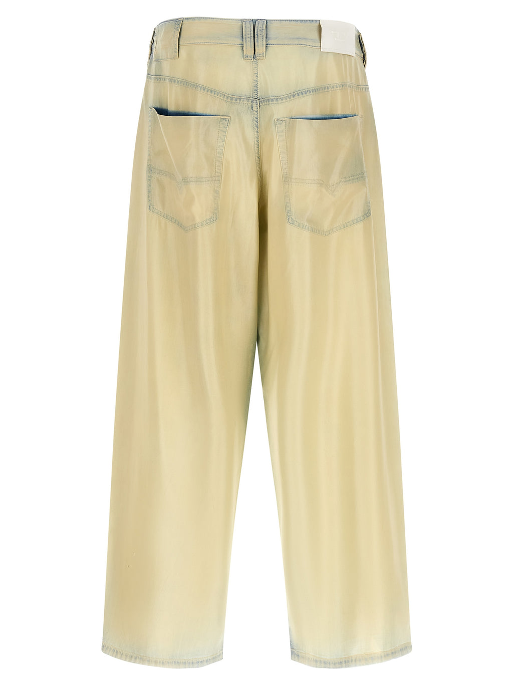 Beige Lyocell Jeans Denim
