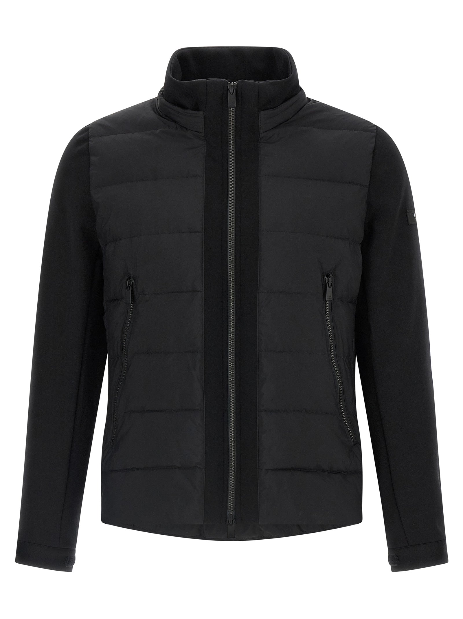 Black Nylon Full-Length Jacket