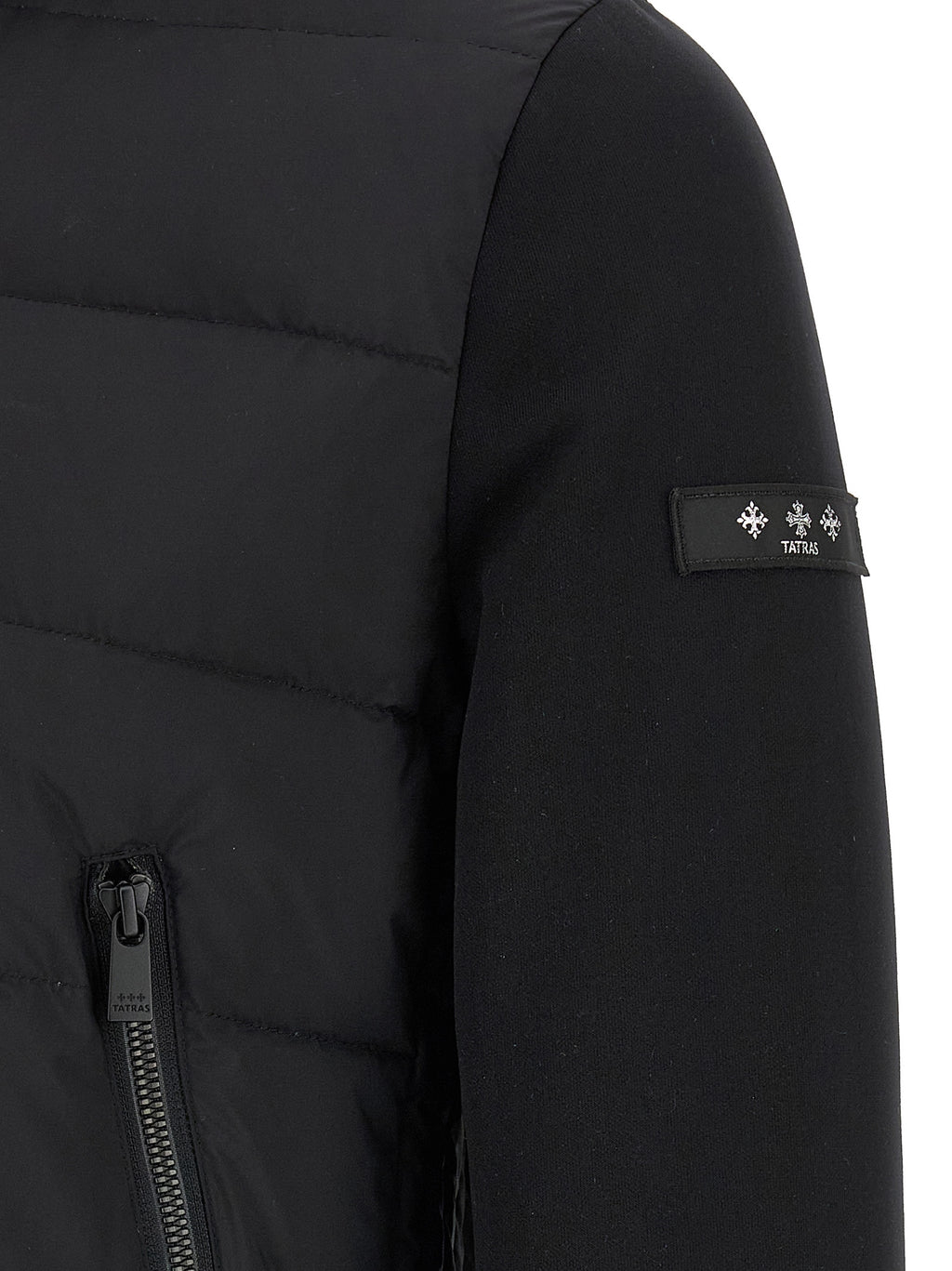 Black Nylon Full-Length Jacket