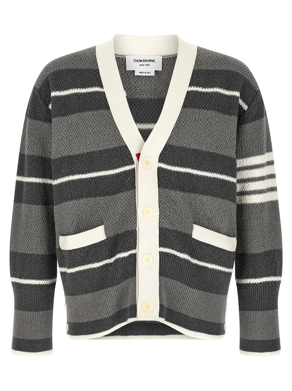 Gray Cotton Cardigan