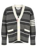 Gray Cotton Cardigan