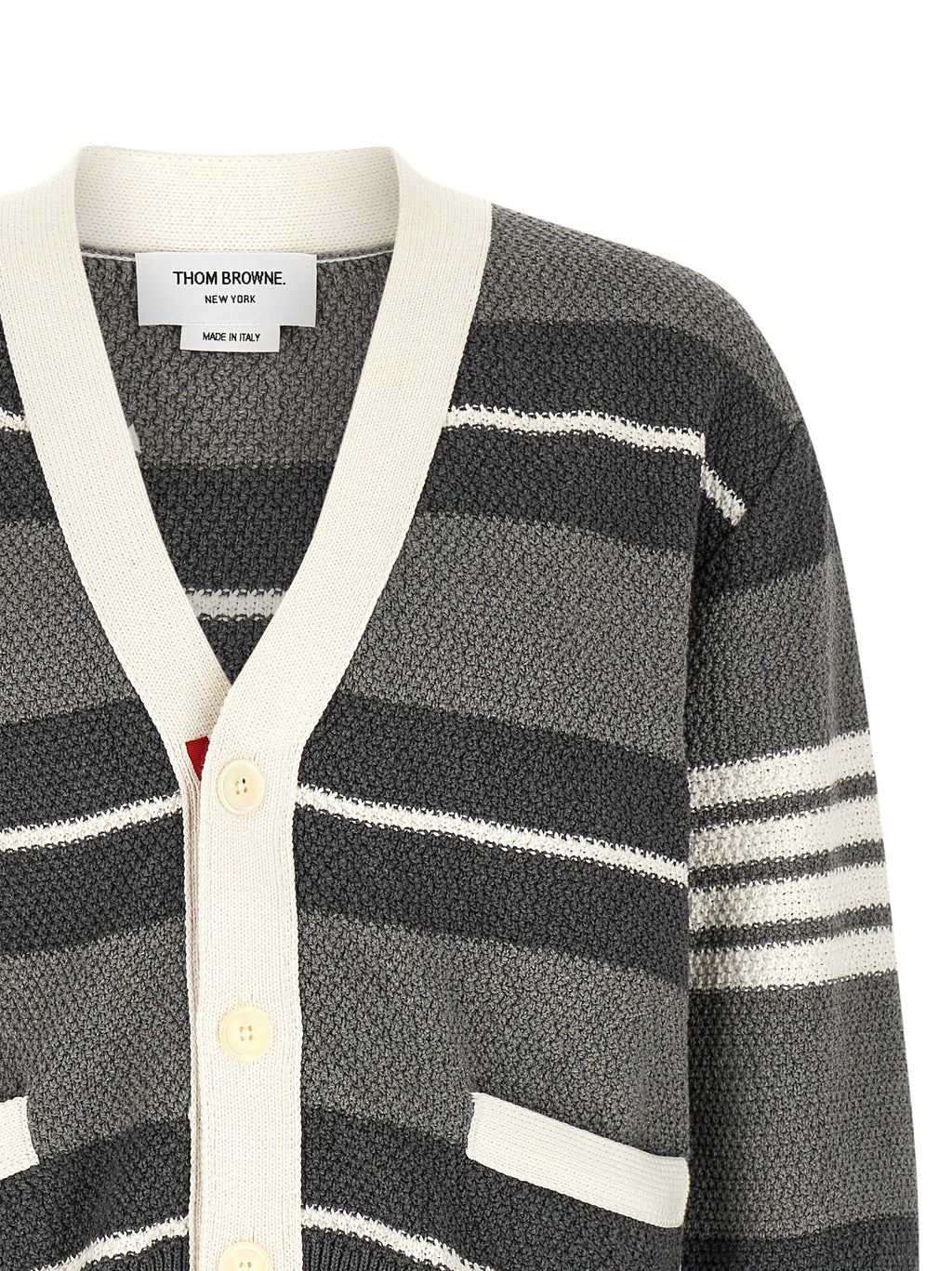 Gray Cotton Cardigan