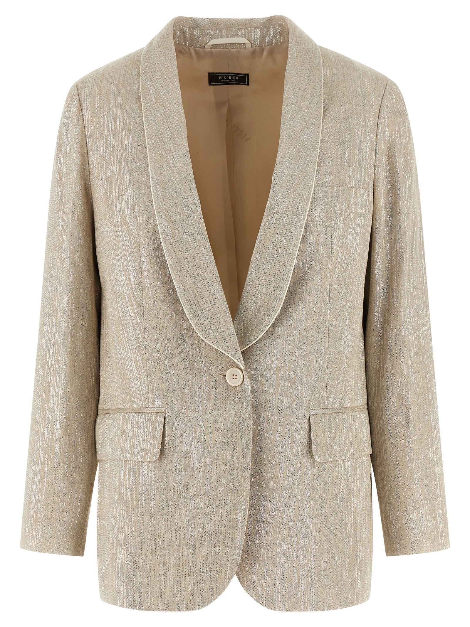 Beige Viscose Blazer
